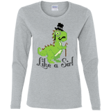 T-Shirts Sport Grey / S LikeASir T-Rex Women's Long Sleeve T-Shirt