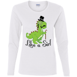 T-Shirts White / S LikeASir T-Rex Women's Long Sleeve T-Shirt