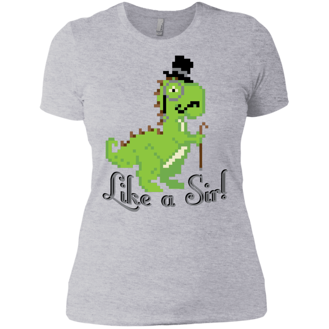 T-Shirts Heather Grey / X-Small LikeASir T-Rex Women's Premium T-Shirt