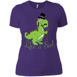 T-Shirts Purple Rush/ / X-Small LikeASir T-Rex Women's Premium T-Shirt