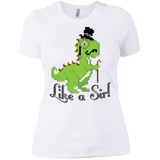 T-Shirts White / X-Small LikeASir T-Rex Women's Premium T-Shirt