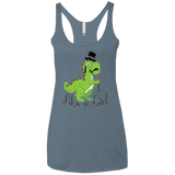 T-Shirts Indigo / X-Small LikeASir T-Rex Women's Triblend Racerback Tank