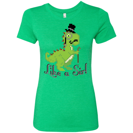T-Shirts Envy / S LikeASir T-Rex Women's Triblend T-Shirt