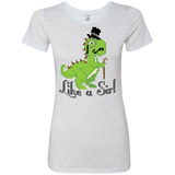 T-Shirts Heather White / S LikeASir T-Rex Women's Triblend T-Shirt