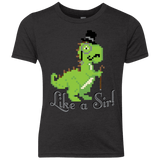 T-Shirts Vintage Black / YXS LikeASir T-Rex Youth Triblend T-Shirt