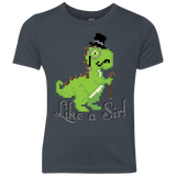 T-Shirts Vintage Navy / YXS LikeASir T-Rex Youth Triblend T-Shirt
