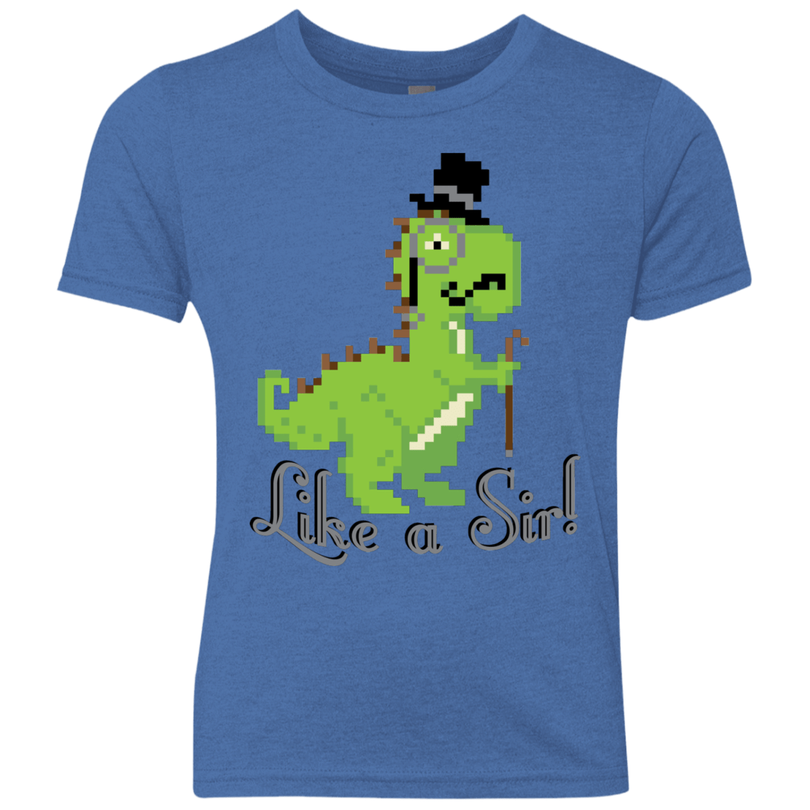 T-Shirts Vintage Royal / YXS LikeASir T-Rex Youth Triblend T-Shirt