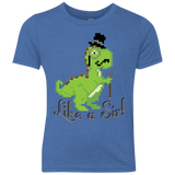 T-Shirts Vintage Royal / YXS LikeASir T-Rex Youth Triblend T-Shirt