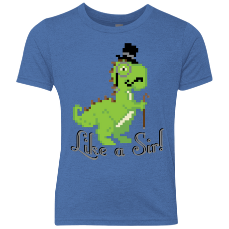 T-Shirts Vintage Royal / YXS LikeASir T-Rex Youth Triblend T-Shirt