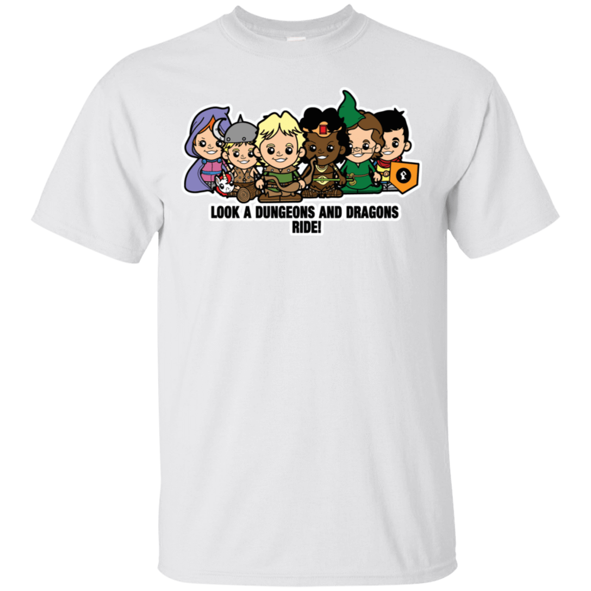 T-Shirts White / S Lil Dungeons and Dragons T-Shirt