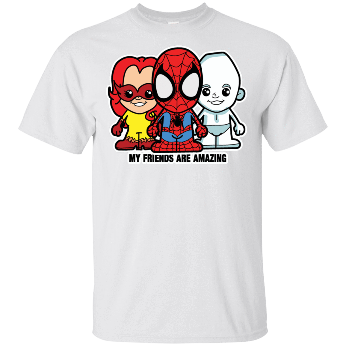 T-Shirts White / S Lil Spidey and his Amazing Friends T-Shirt