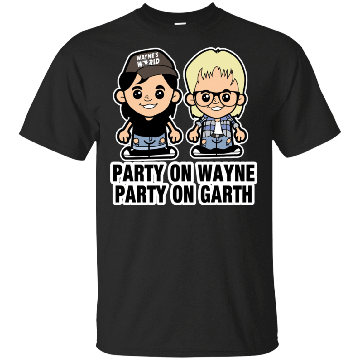 T-Shirts Black / S Lil Wayne and Garth T-Shirt