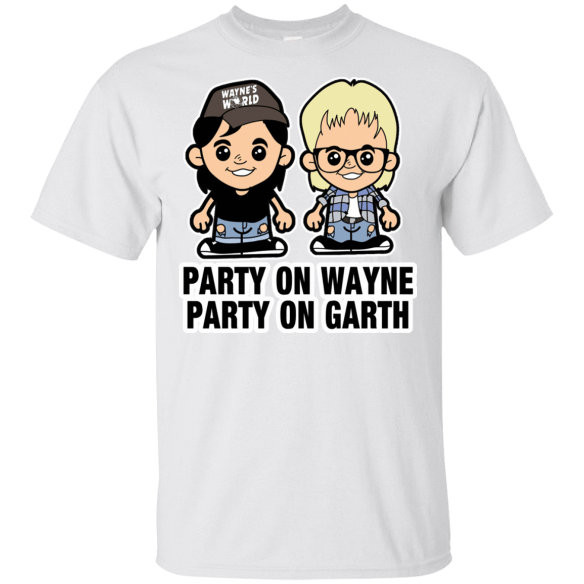 T-Shirts White / S Lil Wayne and Garth T-Shirt