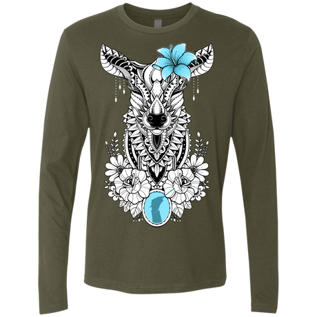 T-Shirts Military Green / S Lily Men's Premium Long Sleeve