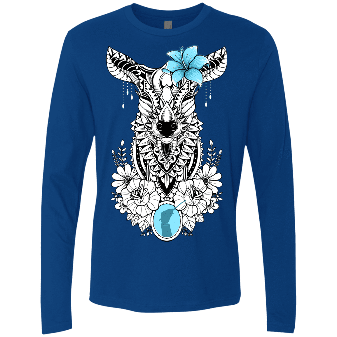 T-Shirts Royal / S Lily Men's Premium Long Sleeve