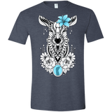 T-Shirts Heather Navy / S Lily Men's Semi-Fitted Softstyle