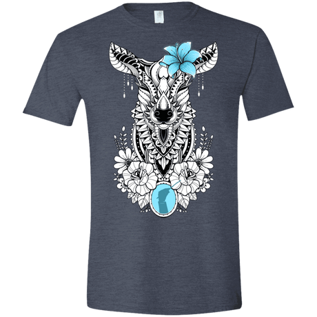 T-Shirts Heather Navy / S Lily Men's Semi-Fitted Softstyle