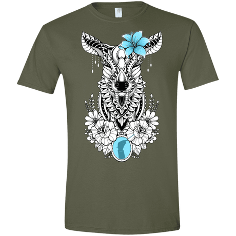 T-Shirts Military Green / S Lily Men's Semi-Fitted Softstyle