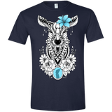 T-Shirts Navy / X-Small Lily Men's Semi-Fitted Softstyle