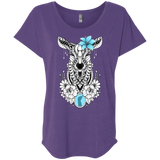 T-Shirts Purple Rush / X-Small Lily Triblend Dolman Sleeve