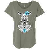 T-Shirts Venetian Grey / X-Small Lily Triblend Dolman Sleeve