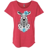 T-Shirts Vintage Red / X-Small Lily Triblend Dolman Sleeve