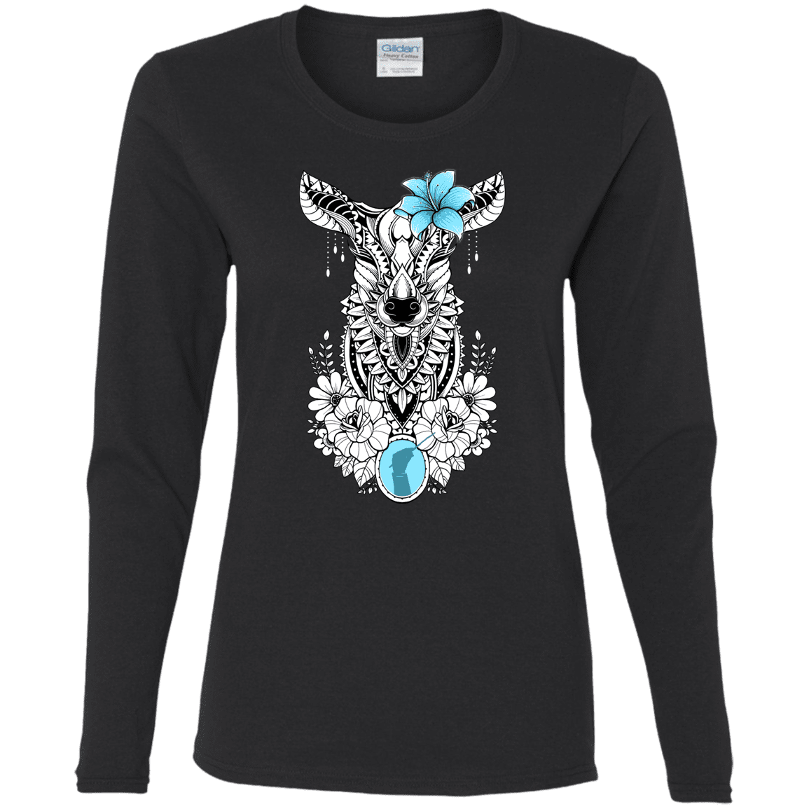 T-Shirts Black / S Lily Women's Long Sleeve T-Shirt