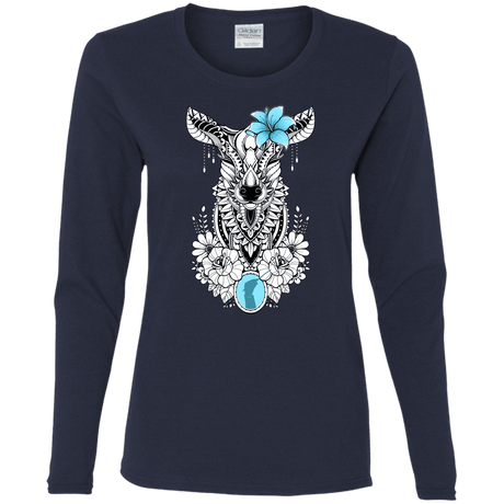 T-Shirts Navy / S Lily Women's Long Sleeve T-Shirt