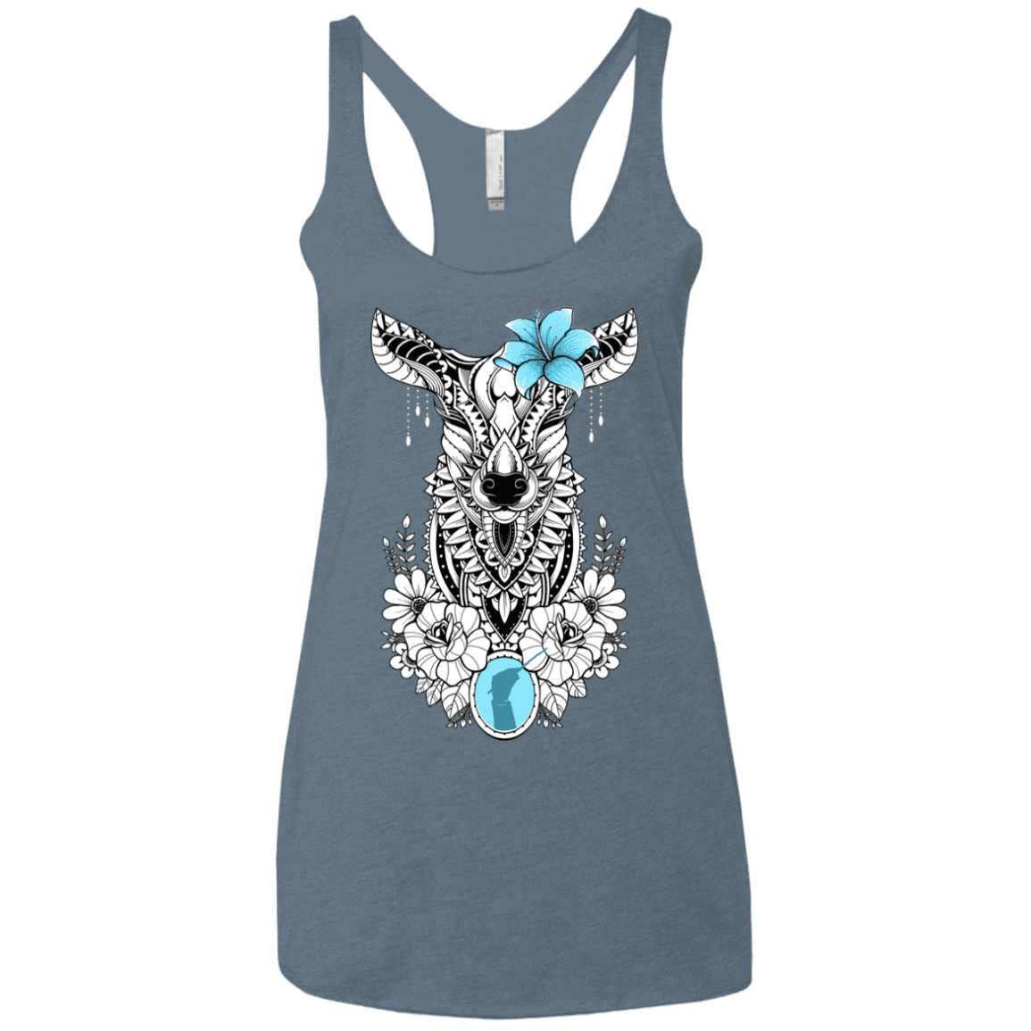 T-Shirts Indigo / X-Small Lily Women's Triblend Racerback Tank