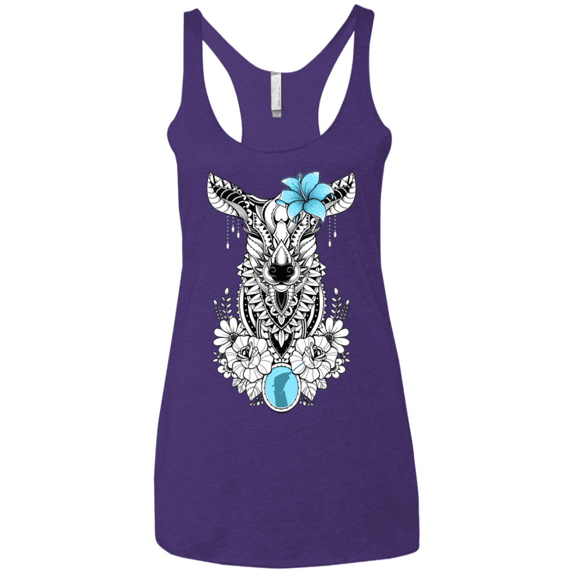 T-Shirts Purple Rush / X-Small Lily Women's Triblend Racerback Tank