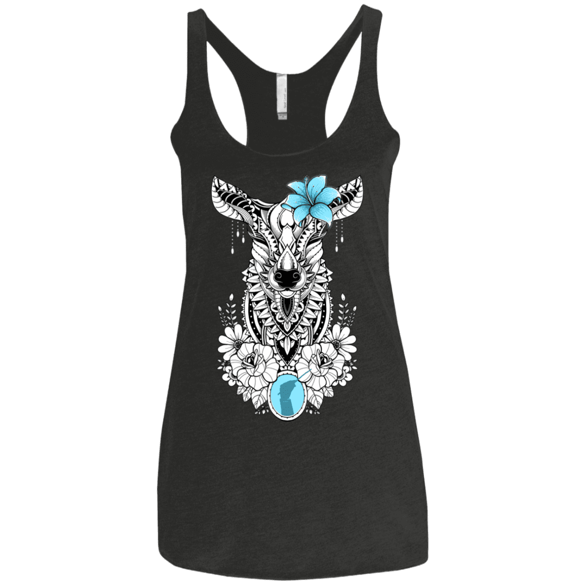 T-Shirts Vintage Black / X-Small Lily Women's Triblend Racerback Tank