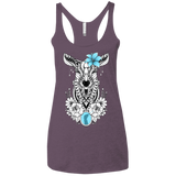 T-Shirts Vintage Purple / X-Small Lily Women's Triblend Racerback Tank