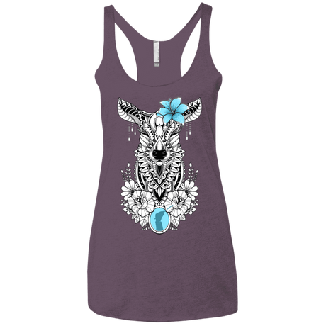 T-Shirts Vintage Purple / X-Small Lily Women's Triblend Racerback Tank