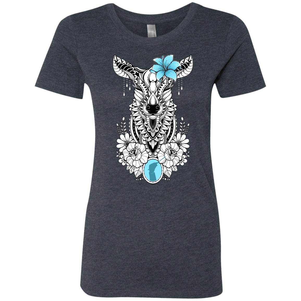 T-Shirts Vintage Navy / S Lily Women's Triblend T-Shirt