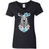 T-Shirts Black / S Lily Women's V-Neck T-Shirt