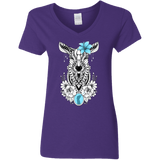 T-Shirts Purple / S Lily Women's V-Neck T-Shirt