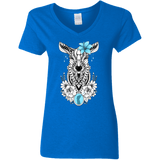 T-Shirts Royal / S Lily Women's V-Neck T-Shirt