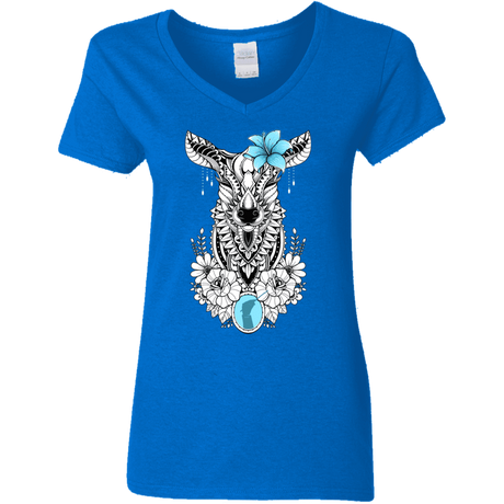 T-Shirts Royal / S Lily Women's V-Neck T-Shirt