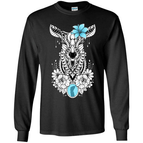 T-Shirts Black / YS Lily Youth Long Sleeve T-Shirt