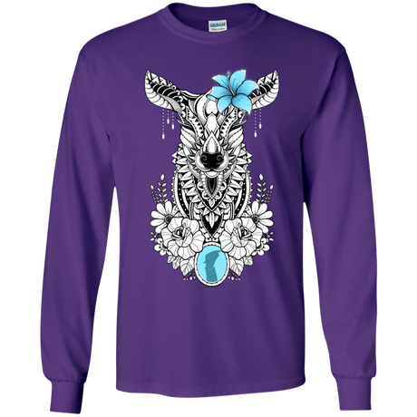 T-Shirts Purple / YS Lily Youth Long Sleeve T-Shirt
