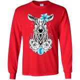 T-Shirts Red / YS Lily Youth Long Sleeve T-Shirt