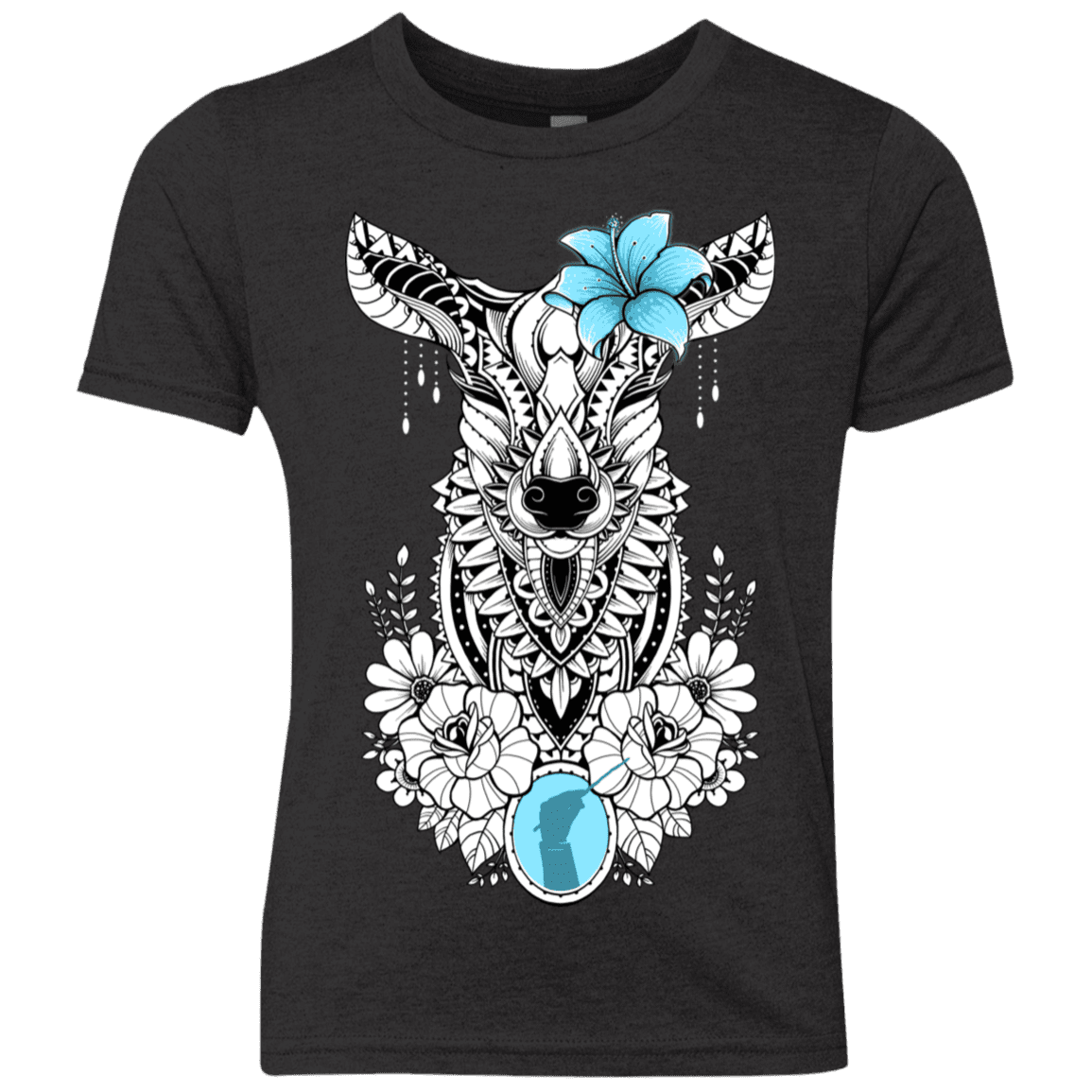 T-Shirts Vintage Black / YXS Lily Youth Triblend T-Shirt