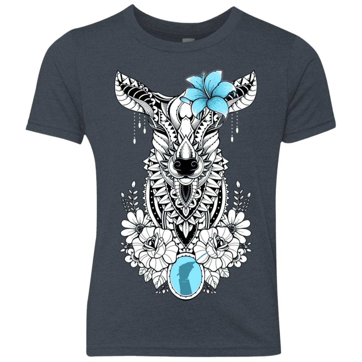 T-Shirts Vintage Navy / YXS Lily Youth Triblend T-Shirt