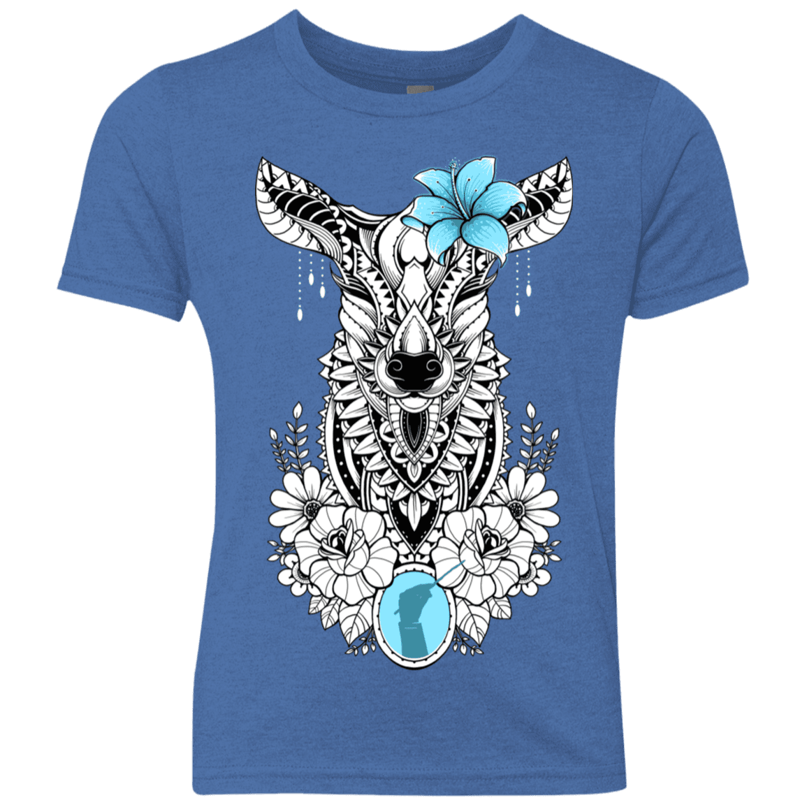 T-Shirts Vintage Royal / YXS Lily Youth Triblend T-Shirt