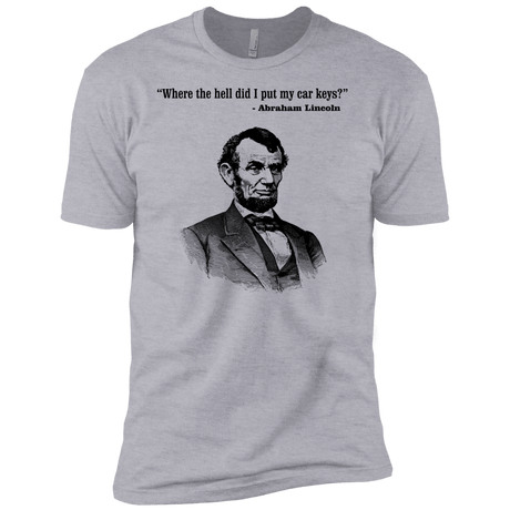 T-Shirts Heather Grey / YXS Lincoln car keys Boys Premium T-Shirt