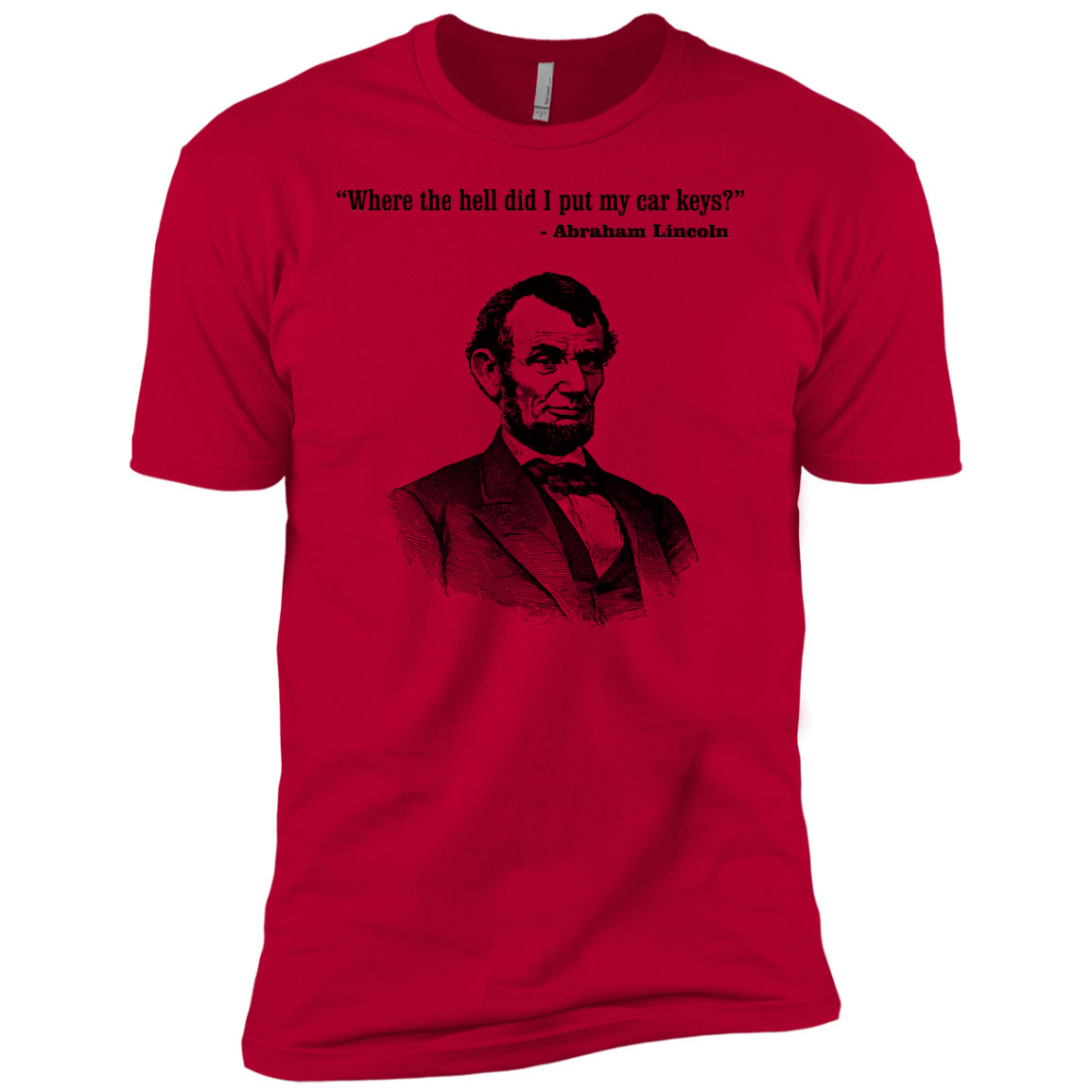 T-Shirts Red / YXS Lincoln car keys Boys Premium T-Shirt