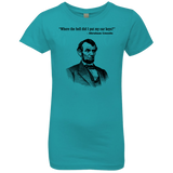 T-Shirts Tahiti Blue / YXS Lincoln car keys Girls Premium T-Shirt