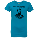 T-Shirts Turquoise / YXS Lincoln car keys Girls Premium T-Shirt