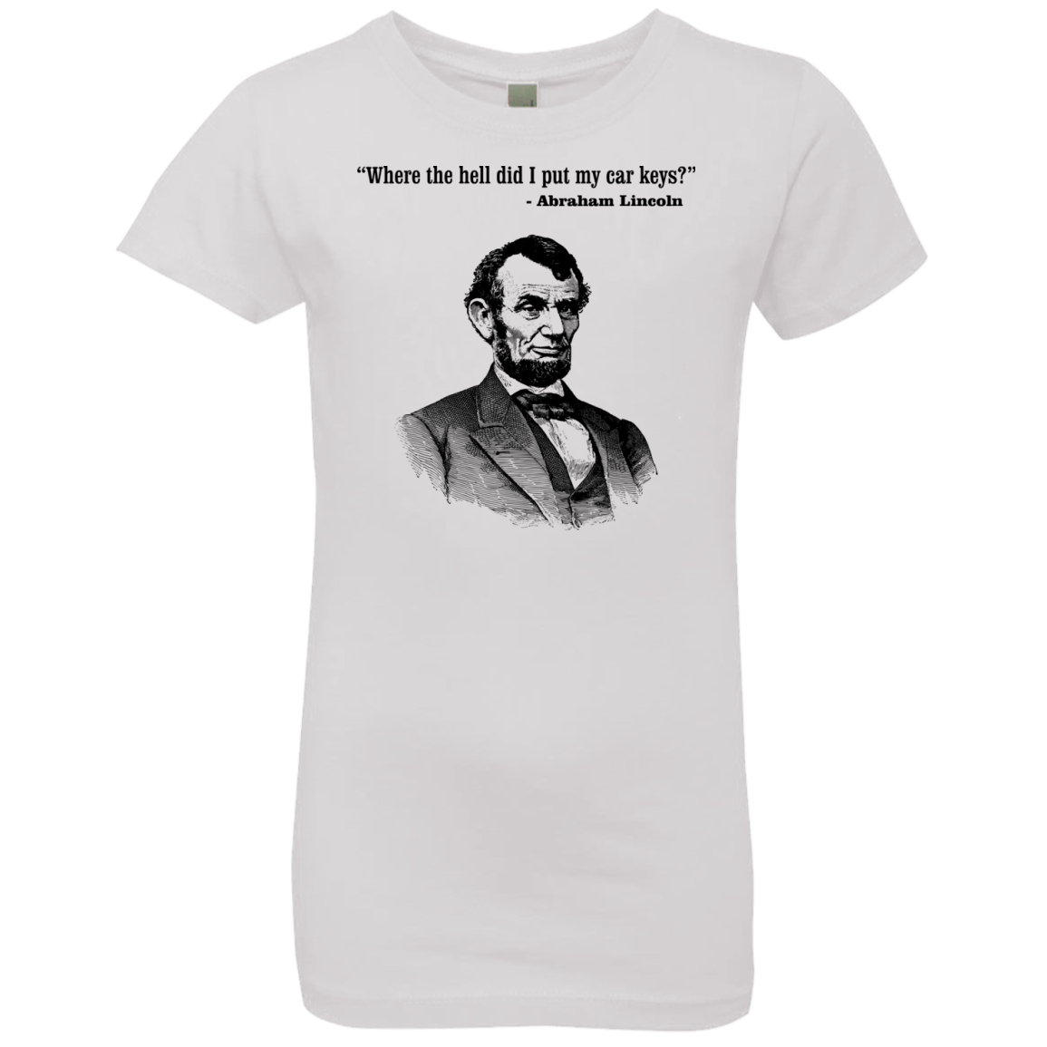 T-Shirts White / YXS Lincoln car keys Girls Premium T-Shirt