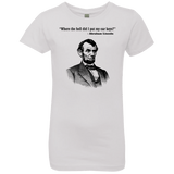 T-Shirts White / YXS Lincoln car keys Girls Premium T-Shirt